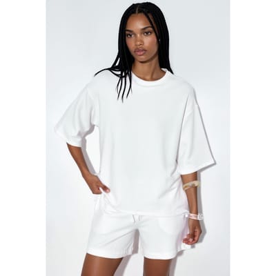 Dames Losse Crewneck T-shirt