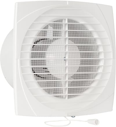 Badkamer-/ toiletventilator DV 125 wit