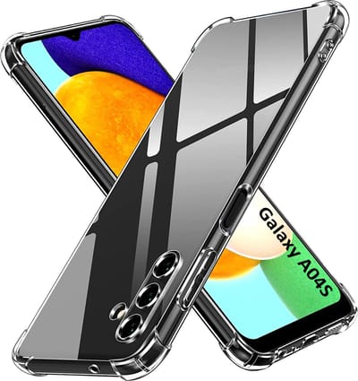Hoesje voor Samsung Galaxy A04S backcover Shockproof siliconen Transparant