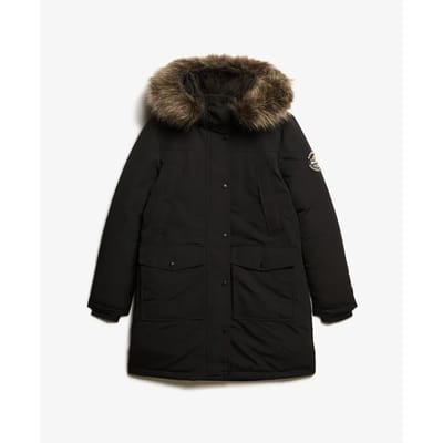 Superdry - Everest parka van imitatiebont - Dames - Gewatteerde jassen