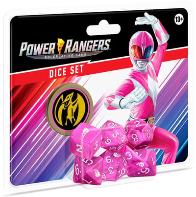 Power Rangers: RPG Dice Set Pink - Dobbelstenenset - Renegade Game Studios