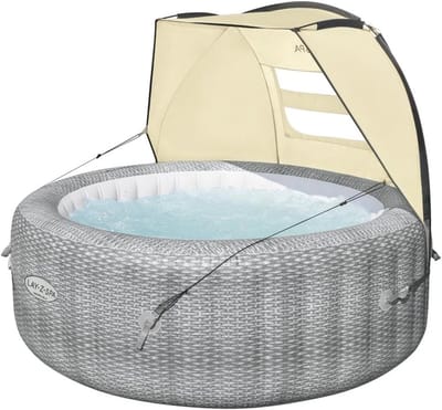 Zonnedak voor LAY-Z-SPA - UV-bescherming, Luchtdoorlatende ramen, 183 x 94 x 109 cm