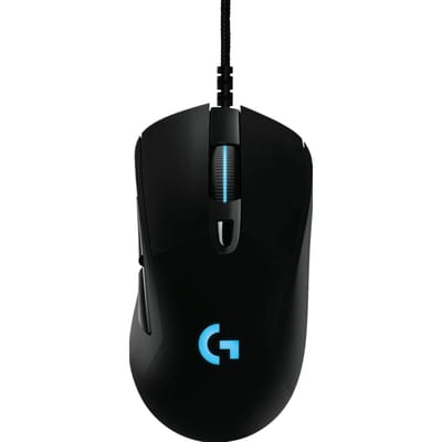 Logitech G403 HERO - Gaming muis - Optisch - 6 knoppen - Zwart met RGB-licht
