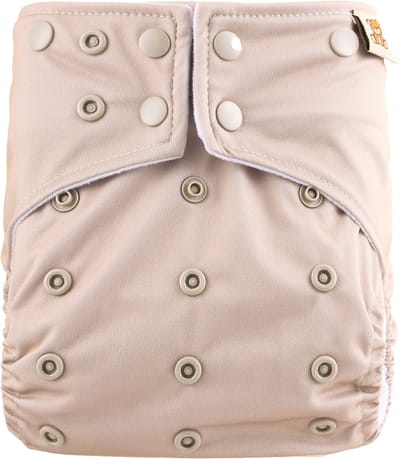 Pocketluier - Nougat | Inclusief 2 boosters | Wasbare luier | Onesize - 5kg t/m 17kg | Dubbele lekgoten