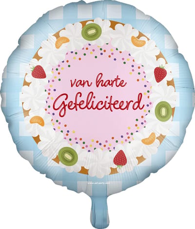 Foil balloon - Gefeliciteerd 2