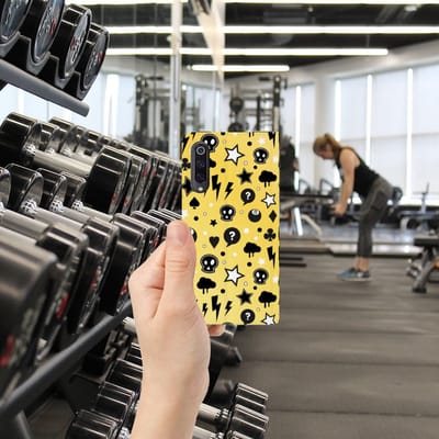 Mobiel BookCase Xiaomi Mi 9 Punk Geel