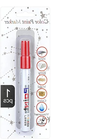 Autobanden Verfpen - Band Marker - Voertuig Decoratie - Waterdichte Formule - Set van 1 - Multicolor