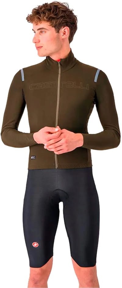 Castelli Omloop Thermal Fietsbroek Groen 3XL Man