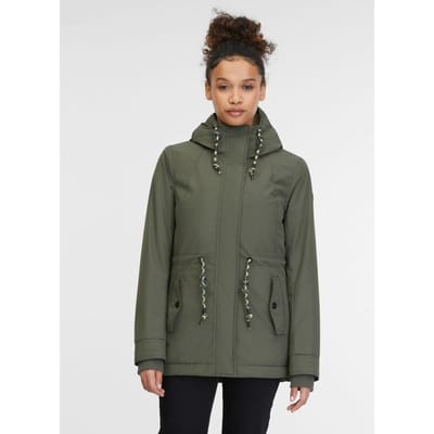 Ragwear Winterjas - S tot L - voor Vrouwen - donkergroen
