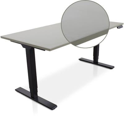 Lineaflex MRC COMFORT Zit-Sta Bureau – Elektrisch Verstelbaar – 160x80 cm – Blad Forest Green – Zwart Frame – ARBO Norm NEN-EN 527 – Met memorybediening – 100 KG Draagvermogen – 130 cm Hoog