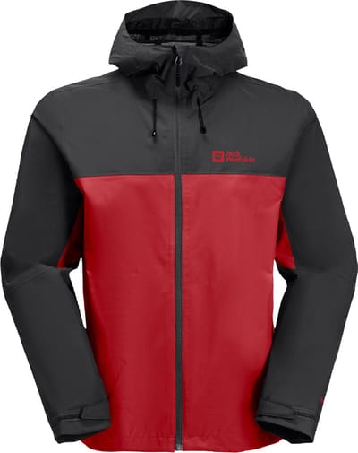Jack Wolfskin WEILTAL 2L JKT M Heren Outdoorjas - adrenaline red - M