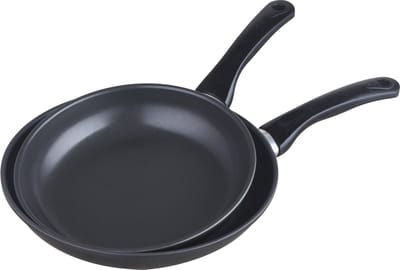 Haute Cuisine Blackwell Pannenset 2-delig – Ø24/28 cm – Geëmailleerd staal – Alle vuren – PFOA-vrij