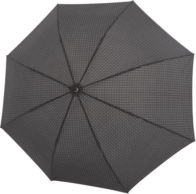 Doppler Fiber Gents Bedrukte Stockholm Stick Paraplu 88 cm - 100cm Diameter - diamond