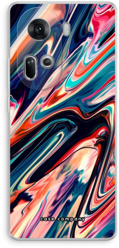 Case Company® - Hoesje geschikt voor Oppo Reno 11 hoesje - Quantum Being - Soft Cover Telefoonhoesje - Bescherming aan alle Kanten en Schermrand