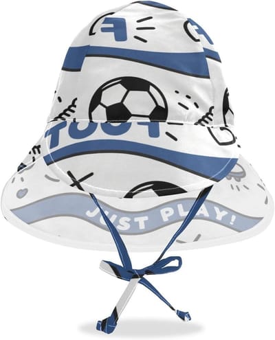 Baby zonnehoed - Peuter emmerhoed - Strand en buiten - UPF 50+ UV bescherming - 48-56.9 cm hoofdomtrek