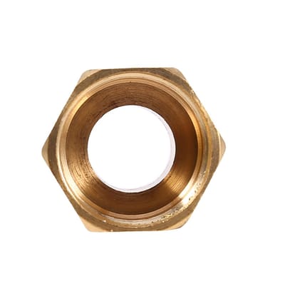 Dailygoods - Messing buisfitting reducerende bus - 22mm tot 15mm slang adapter - Goud - Verloopstuk - Ideaal voor water en gas - Geschikt voor diverse...