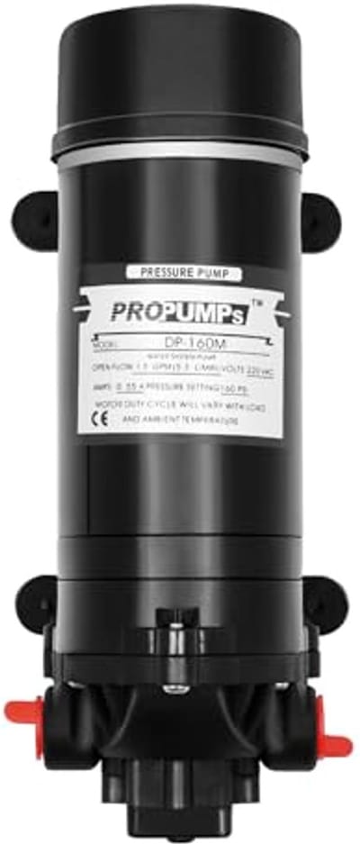 Zelfaanzuigende Waterpomp 220V met Automatische Drukschakelaar voor Caravans en Bootreiniging