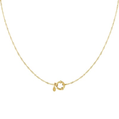 Daily Simple Series Ketting | RVS (verkleurt niet) Goud | Snelle levering | Yehwang | Beste cadeau voor haar | Kerst | Sinterklaas