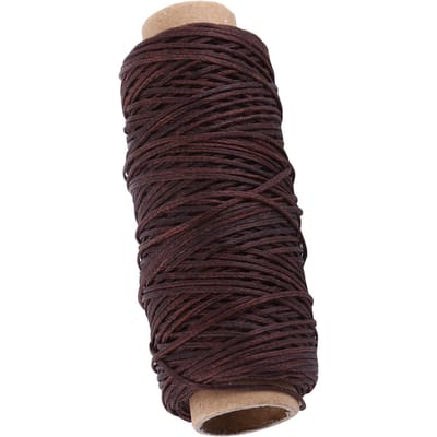 Fil à coudre ciré 150D 50m, 1 pièce, pour chaussures en cuir, couture à la main, artisanat Bronze