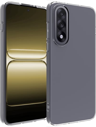Hoesje - Geschikt voor OnePlus Nord 5 - Sterk & Shockproof - Hoes Cover - Siliconen Case - Telefoonhoesjes - Transparant