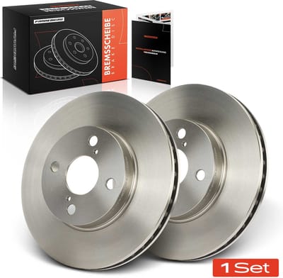 Frankberg 2x Remschijven Vooras voor Toyota Corolla Kombi Sedan E12