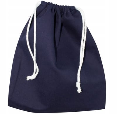 Katoen Zakje 15x20 cm - Zwaar 280g - Marine Blauw