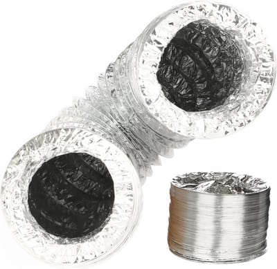 Flexibele Aluminium Afvoerslang 127mm - 3 Meter voor Ventilatie en Afzuigkap
