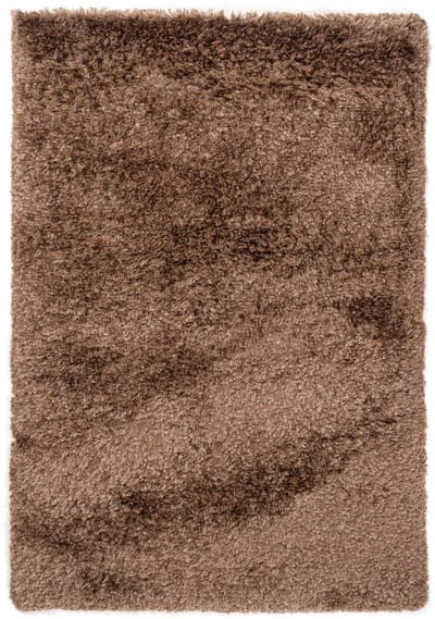 DÉJA Living Vloerkleed 160x230cm - Hoogpolig Taupe Wol - Sema
