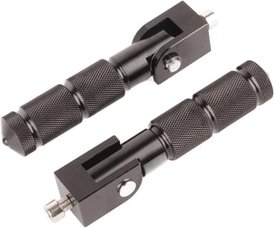 Universele 8mm Vouwbare Aluminium Voetsteunen voor Motoren en Elektrische Voertuigen, 90 Graden Vouwbaar, 129mm Lengte, 145mm Totale Lengte