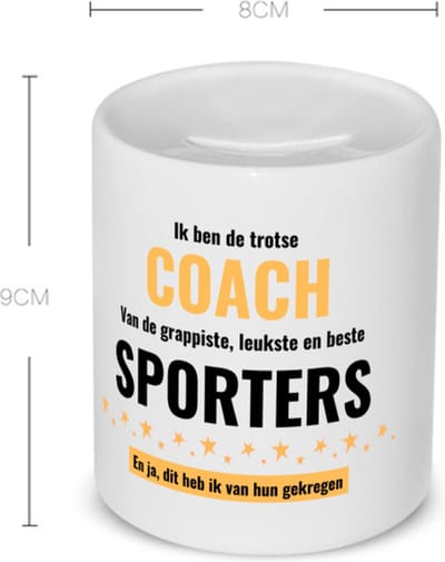 Akyol - ik ben de trotste coach van de grappigste, leukste en beste sporters, en ja dit heb ik van hun gekregen koffiemok - theemok - Coach - de trotste coach - sport - verjaardagscadeau - cadeautje voor coach - coach artikelen - gift - 350 ML inhoud
