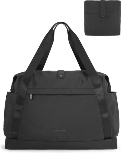 Opvouwbare Reistas 29L - Duffle Bag, Sporttas & Weekendtas - Zwart