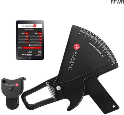 RFWR® Huidplooimeter en Body Mass Tape met GRATIS Software en Uitleg
