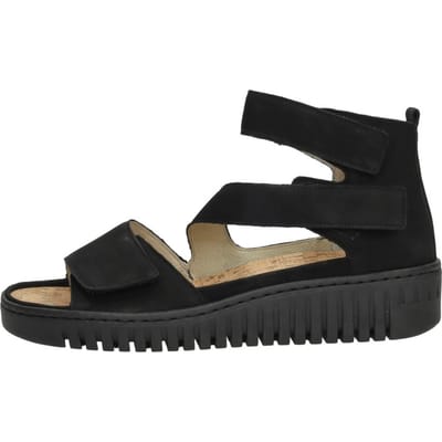 Waldlaufer H-Willow Sandalen Plat - zwart - Maat 3.5