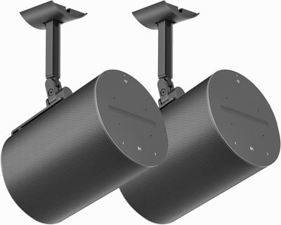 Wandhouder Sonos Era 100 - Muursteun Luidspreker - Optimaliseer Geluid - Verstelbare Hoek - 180 Graden Draai - Zwart