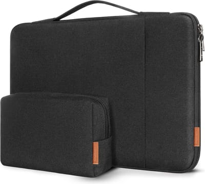 15,6 inch laptoptas, hoes, schokbestendig, waterdicht, laptophoes, pc-case, notebookbescherming, voor 15,6" Lenovo IdeaPad Flex 5 Lenovo Yoga/HP Pavilion 15 Envy 15/Dell XPS 15/Asus/Acer, zwart