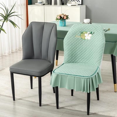 Gebogen Stoelhoes Nieuwe Stijl Stoelhoes Huis Eetkamerstoelhoes Universele Zithoes Geïntegreerde Eetkamerstoelhoes Stoelhoes 130 * 180cm gray