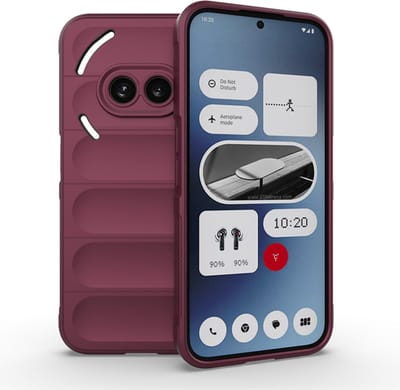 MobyDefend Hoesje - Geschikt voor Nothing Phone (2a) / Nothing Phone (2a) Plus - TPU Gripcase - Paars