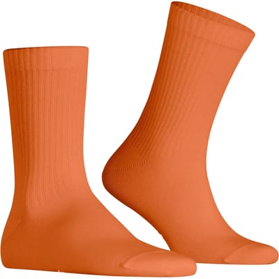 Burlington Bond Street eenkleurig katoen sokken heren orange - maat 40-46