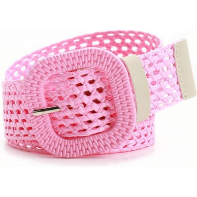 Boho Damesriem Hip Hop Meisjes Gebreide Jeans Jurk Accessoires Tailleband Mode Eenvoudig Ontwerp Gesp Tailleband 100cm