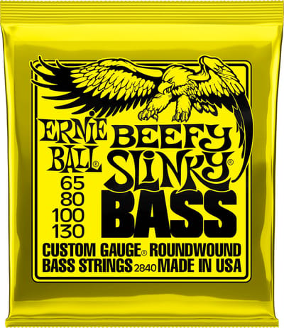 Ernie Ball Slinky Nickel Wound Bass - Basgitaarsnaren - Beefy Slinky - 65-130 - Basgitaar
