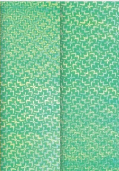 Jeje - Illusion paper groen - 4 vellen - 215 grams - holografisch hobbypapier - a4 illusie papier green