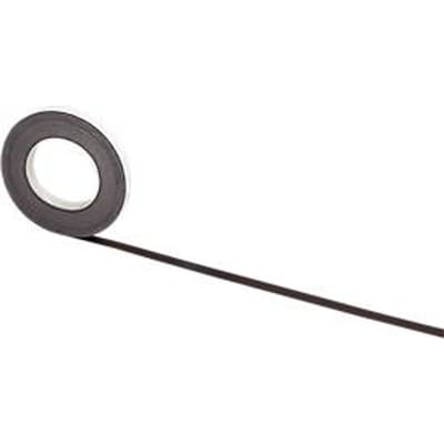 Magneetband - zelfklevend - 10 mm x 10 m - zwart - ons merk Schäfer Shop Select