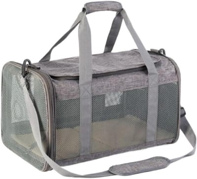 Huisdier Rugzak - Draagtas Huisdier - Reizen met Huisdier - Ademend Materiaal - 48x28x28cm - Blauw