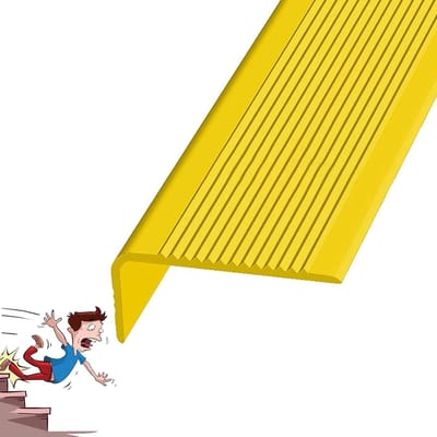 Antislip Trapprofiel - Veiligheidstrip Rubber - Verbeterde Grip - Waterdicht Duurzaam - 10 meter - Geel