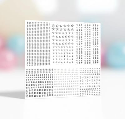 Maison Elara - Zelfklevende strassteentjes 1152 stuks - Glitterstenen voor gezicht, nagels en handwerk