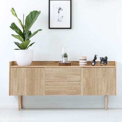 Zelfklevende vinylfolie op rol, per meter verkocht - Afwasbare sticker voor keukenmeubels, kasten en deuren - ARCTIC WOOD - 60x200cm
