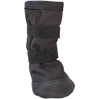 Waterdichte Hondepoot Beschermhoes Ademend Verstelbare Wondherstel Boot Anti-likken Hondenvoothoes voor Katten en Honden (Black,XL)