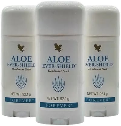 3x Aloe Vera Ever Shield Deodorant Stick - Forever Living FLP