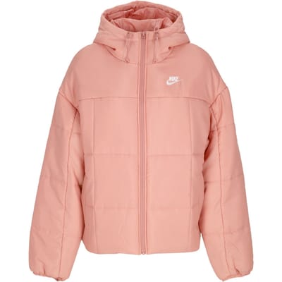 W Essential Thermic Classic Puffer donsjack voor dames rood sterrenstof/wit