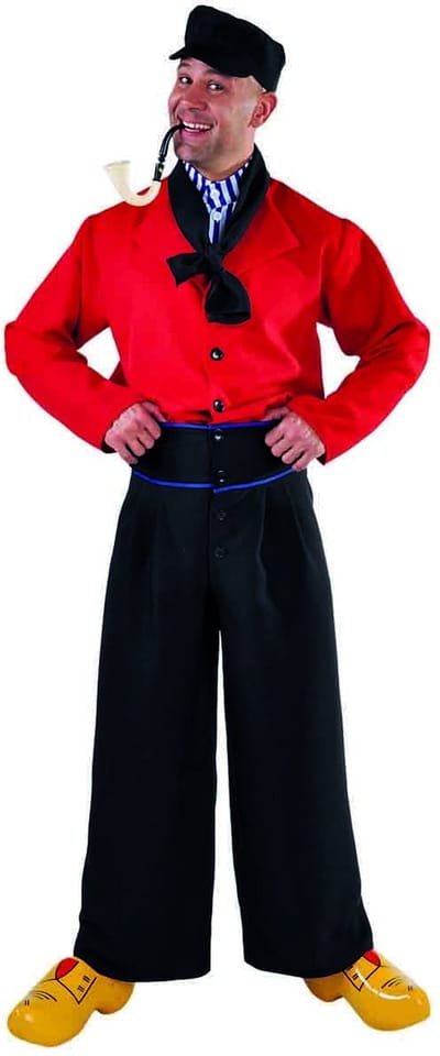 Boeren Tirol & Oktoberfest Kostuum | Hollandse Klederdracht Zuiderzee | Man | XXL | Bierfeest | Verkleedkleding